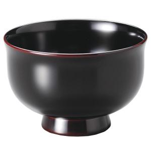山田平安堂 漆器 雑煮椀 古代朱/黒 お椀/蓋付き/木製 : 漆器 山田平安