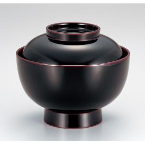 越前塗 ひさご雑煮椀 日月 朱 漆器 お雑煮用 お雑煮 お椀 迎春 お正月