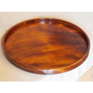 山中木製漆器　尺3飾り盆 山中木製漆器尺3飾り盆