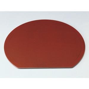 木製 山中漆器 13.0 尺3寸 半月盆 お盆 両面 乾漆 うるみ 黒 お膳 山中