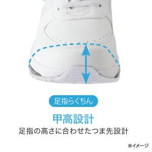 爆買 看護 靴 シンプル 白 疲れにくい 3E...の詳細画像3