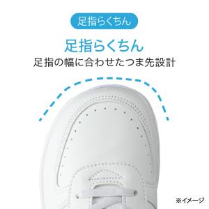 爆買 看護 靴 シンプル 白 疲れにくい 3E...の詳細画像4