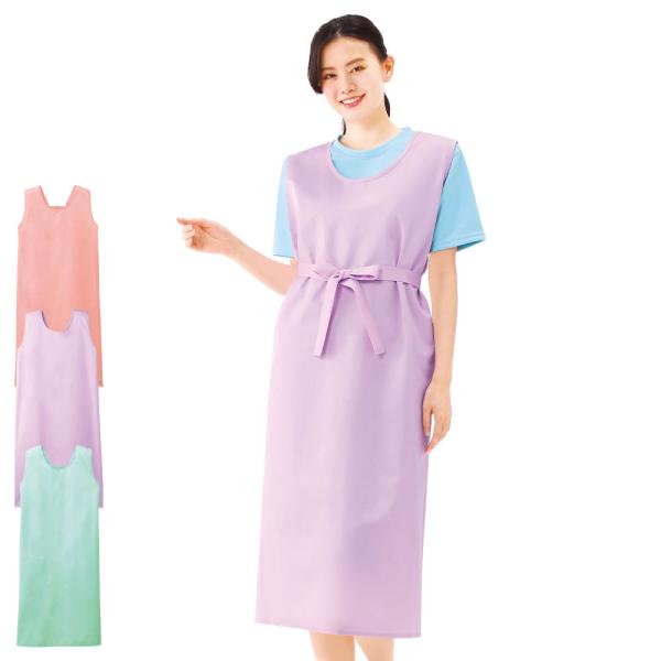 ナース エプロン 介護 病院 保育士 看護師 歯科衛生士 男女兼用 ムレ NEWナースリー透湿防水入...