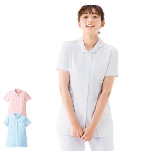 白衣 ユニフォーム 半袖 白 シンプル 女性 レ...の商品画像