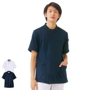 医療 ナース 看護 白衣 男性  アクティブストレッチ・ネオ