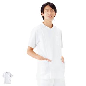 医療 看護 白衣 男性 メンズ ユニフォーム ケーシー