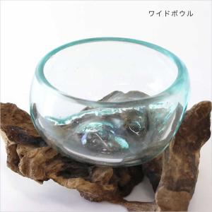 古木手吹ガラス S フラワーベース プランター...の詳細画像3