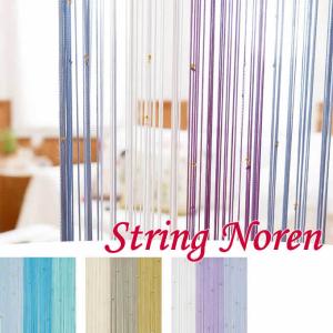 川島織物セルコン 珠のれん 39連 巾85×丈120cm おしゃれ 玉のれん 木珠