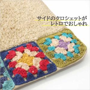 マットLクロシェット キッチンマット 120×...の詳細画像3