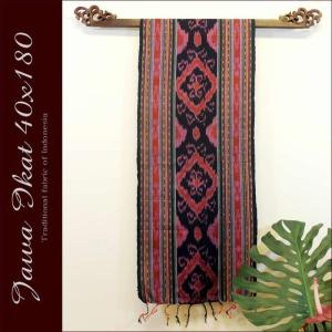 アジアン雑貨　布織物　ジャワイカット４０ｘ１８０ｃｍ−００３