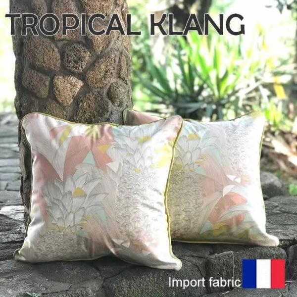 クッションカバー 45x45 おしゃれ TOROPICAL KLANG/トロピカル クラング インポ...