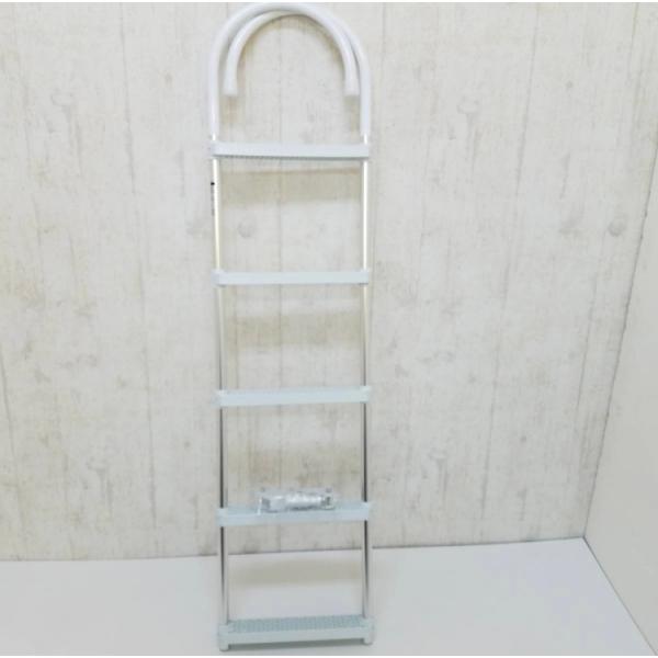 アルミラダー　ステップ５段　デッキステップ　オートエースマリン