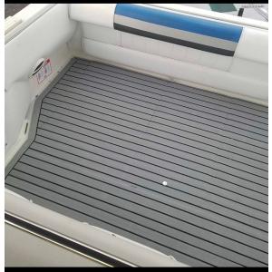 合成チーク材 グレー EVAフォーム 240cm×幅120cm 既製品最大寸法品 厚み5mm クッション性/滑り止め/耐候性/耐雨性/サンデッキ 3M接着シート オートエースマリン