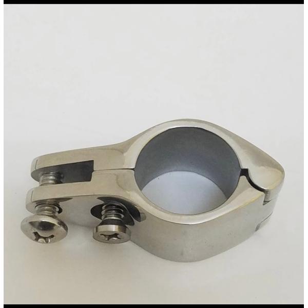 22mm　パイプ用　パイプフォークグランプル　ステンレス　継手　オーニング製作に　ボート　手すりに　...