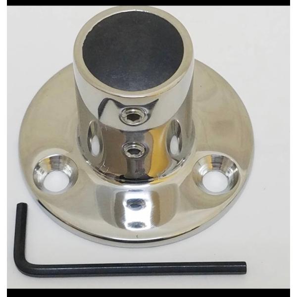 オートエースマリン　22mmパイプ用　パイプベース90度　オーニング製作に