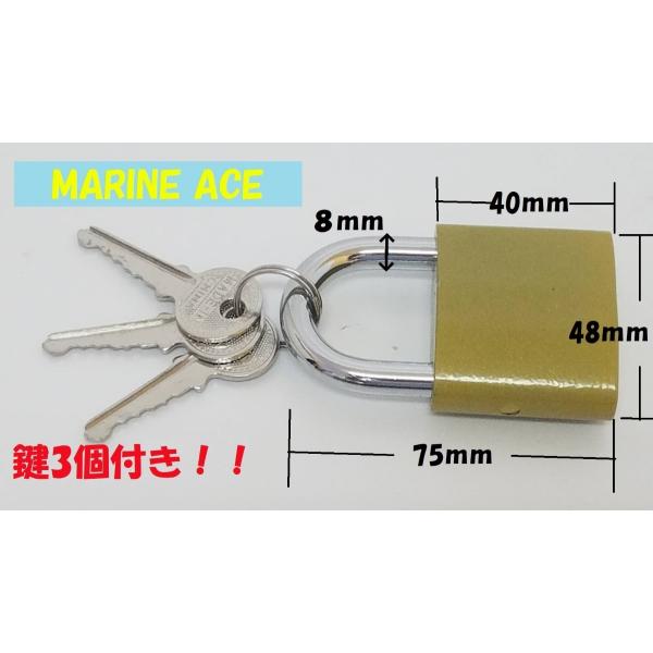 新品　南京錠　ボートハッチ等　鍵にいかがでしょうか　ステンレス制鍵用蝶番の同時にいかがでしょうか　南...