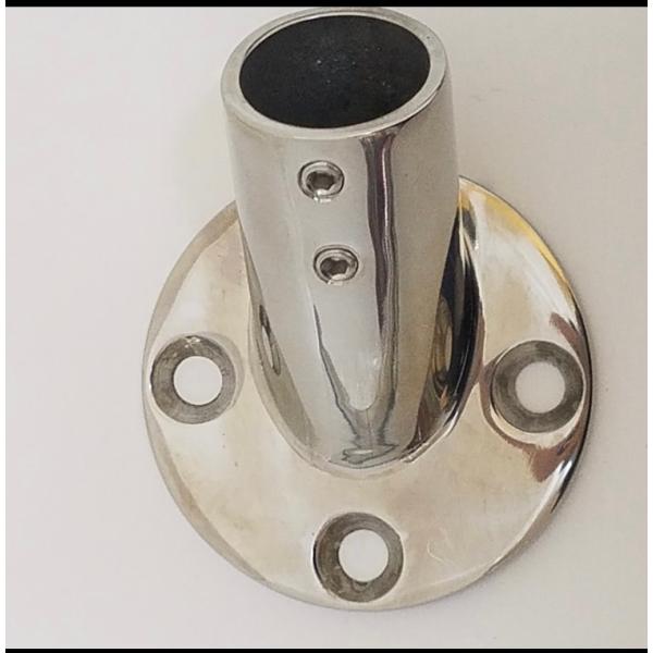 25mm　パイプ用　パイプベース　45度　オーニング製作に　オートエースマリン　