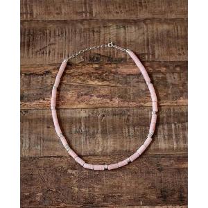 ネックレス レディース ハンドメイド シルバーアクセサリー Made in Bali Pink Cloud Necklace silver｜nuts-and-coffee