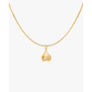 ネックレス ハンドメイド ゴールドアクセサリー Made in Bali | Clam shell necklace gold plated｜nuts-and-coffee