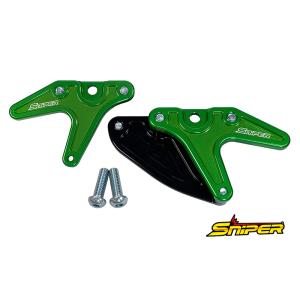 GSX-R125 NINJA250/400 Z250/400 レーシングスタンドフック緑 スプロケッ...