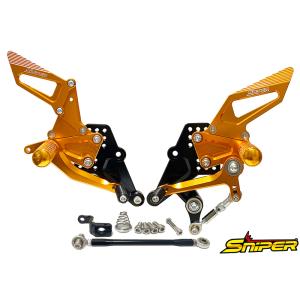 CBR250RR MC51 バックステップ金 ABS対応3ポジション＋ レーシング用6ポジション SNIPER スナイパー SP0096G｜nuts-berry