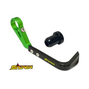 カーボンブレーキレバーガード 緑 カワサキ車用 SNIPER スナイパー SP0097GR_K