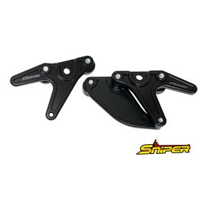 ZX-25R ZX-4R Z650RS NINJA650 Z650 レーシングスタンドフック 黒 ス...