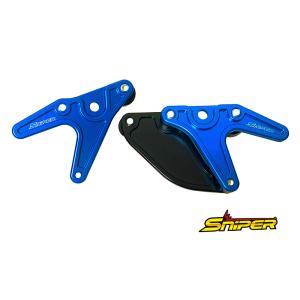 ZX-25R ZX-4R Z650RS NINJA650 Z650 レーシングスタンドフック 青 スプロケットガード付 タイプC SNIPER スナイパー SP0099BL｜nuts-berry