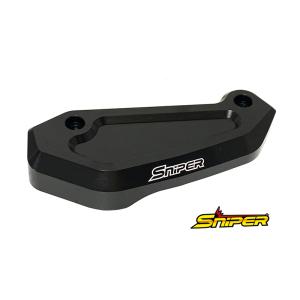 ZX-25R ZX-4R Z650RS NINJA650 Z650 アルミ製 マスターシリンダーガード 黒 SNIPER スナイパー SP0100BK｜nuts-berry