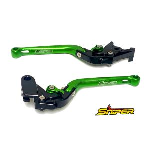 NINJA ZX-25R ZX-4R 6段階アジャスター 可倒式 クラッチレバー＆ブレーキレバーセッ...