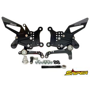 NINJA ZX-25R ZX-4R SE ストリート用 バックステップ 黒 クイックシフター装着車...