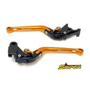 CBR250RR MC51 6段階アジャスター 可倒式 クラッチレバー＆ブレーキレバーセット 金 S...