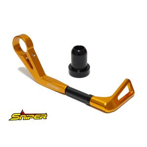 アルミ製 ブレーキレバーガード 金 カワサキ車用 SNIPER スナイパー SP0145GD_K