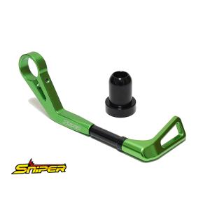 アルミ製 ブレーキレバーガード 緑 カワサキ車用 SNIPER スナイパー SP0145GR_K
