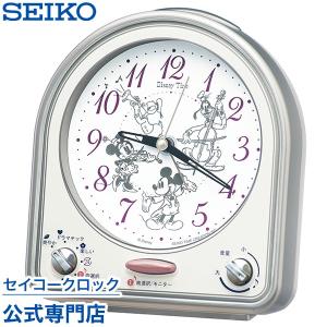 目覚まし時計 セイコー SEIKO FD486S ディズニー ミッキー＆フレンズ スイープ 静か 音がしない ライト 31曲メロディ 音量調節 子供 こども オシャレ おしゃれ