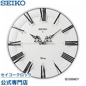 掛け時計 セイコー SEIKO 壁掛け FS506W ディズニー ミッキー ミニー ミッキー＆フレンズ 電波時計 スイープ 静か 音がしない 子供 こども オシャレ おしゃれ｜nuts-seikoclock