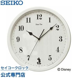 セイコー SEIKO 掛け時計 壁掛け FW577A ディズニー ミッキー ミニー ミッキー＆フレンズ スイープ 静か 音がしない アイボリー｜nuts-seikoclock