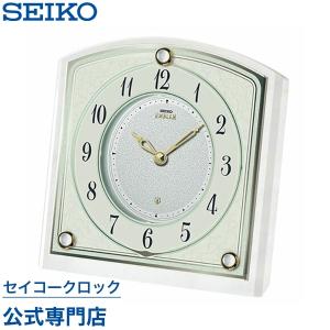 セイコー SEIKO エムブレム EMBLEM 置き時計 HW588W 大理石 白蝶貝 【指定ロゴなしの文字入れは無料！】 オシャレ おしゃれ｜nuts-seikoclock