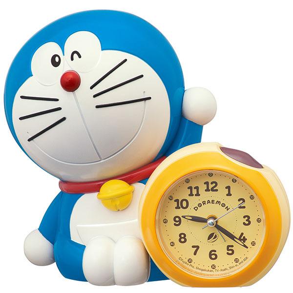 セイコー SEIKO 目覚まし時計 置き時計 JF383A ドラえもん 音声 おしゃべり 温度表示