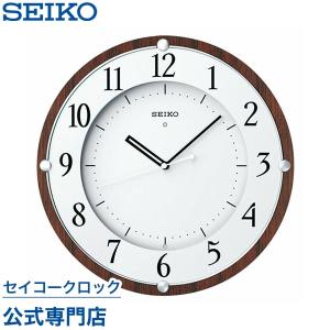 SEIKO 送料無料-SEIKO 電波時計 壁掛け時計 ホワイト 電波