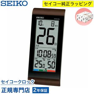 SEIKO（セイコー） 電波 掛 置 兼用 時計 SQ421B デジタル カレンダー