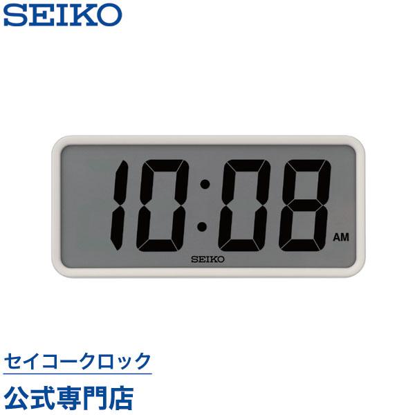 セイコークロック 置き時計 目覚まし時計 デジタル時計 SQ821W SEIKO STANDARD ...