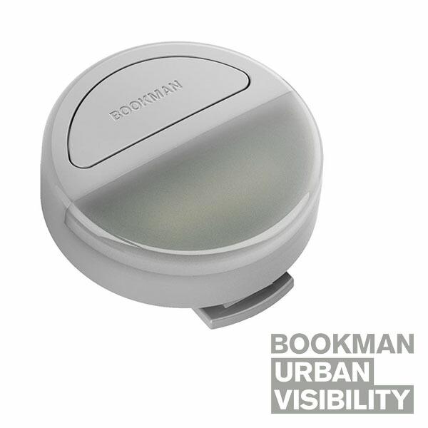 【メール便対応商品4点まで】ブックマン エクリプス（白・赤LED） クリップLEDライト USB充電...