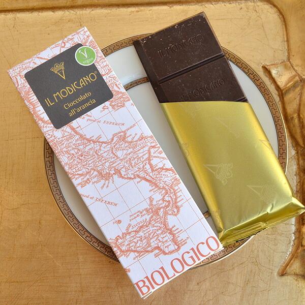 イルモディカーノ オレンジ 有機 チョコレート イタリア産 板チョコ イル・モディカーノ 【メール便...