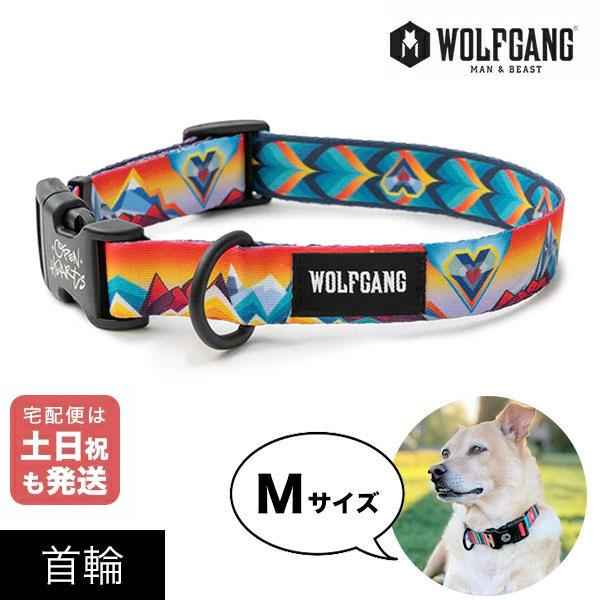首輪 Mサイズ 中型犬用 WOLFGANG MAN &amp; BEAST MountainVibes ウル...