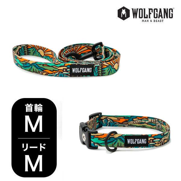 ウルフギャング マンアンドビースト 首輪リードセット 中型犬用 WildWolf WC-002-WL...