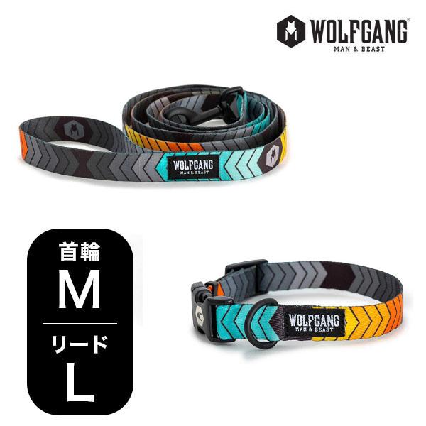 ウルフギャング マンアンドビースト 首輪リードセット 中型犬用 ChevTech WC-002-WL...