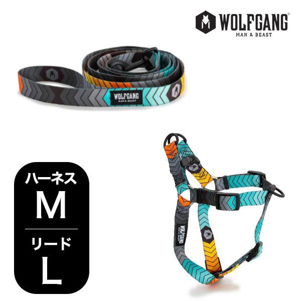 ウルフギャング マンアンドビースト ハーネスリードセット 中型犬用 ChevTech WH-002-...