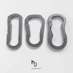 ハンドグレイ チタン製キーカラビナ（キーリング付属） HANDGREY H