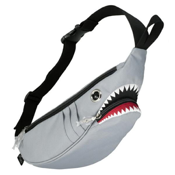 モーンクリエイションズ MORN CREATIONS シャーク SK-110 ウェストポーチ グレー...